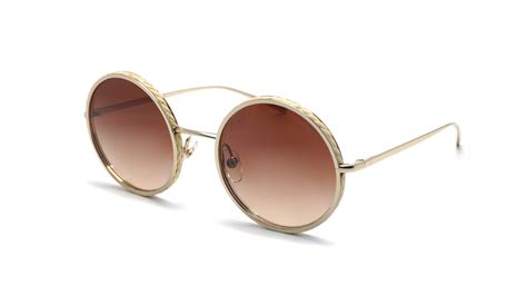 chanel 4250|CHANEL Round Sunglasses CH4250 Gold/Brown .